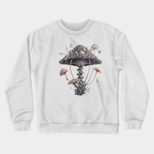 Shrooms Crewneck Sweatshirt by loskotno